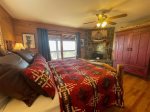 Loft Master Bedroom with a King Bed, Gas-Log Fireplace, Private Screen Porch and Flat Screen Tv streaming only